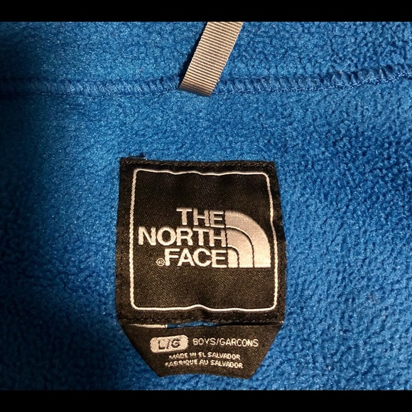 THE NORTH FACE boys Sz L Polartec zip up jacket - Picture 2 of 13